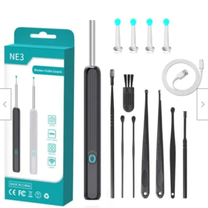 Wireless Ear Cleaner with Camera & LED Light